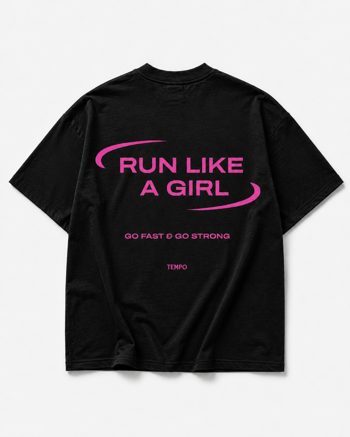 T-shirt oversize Run Like a Girl – TEMPO