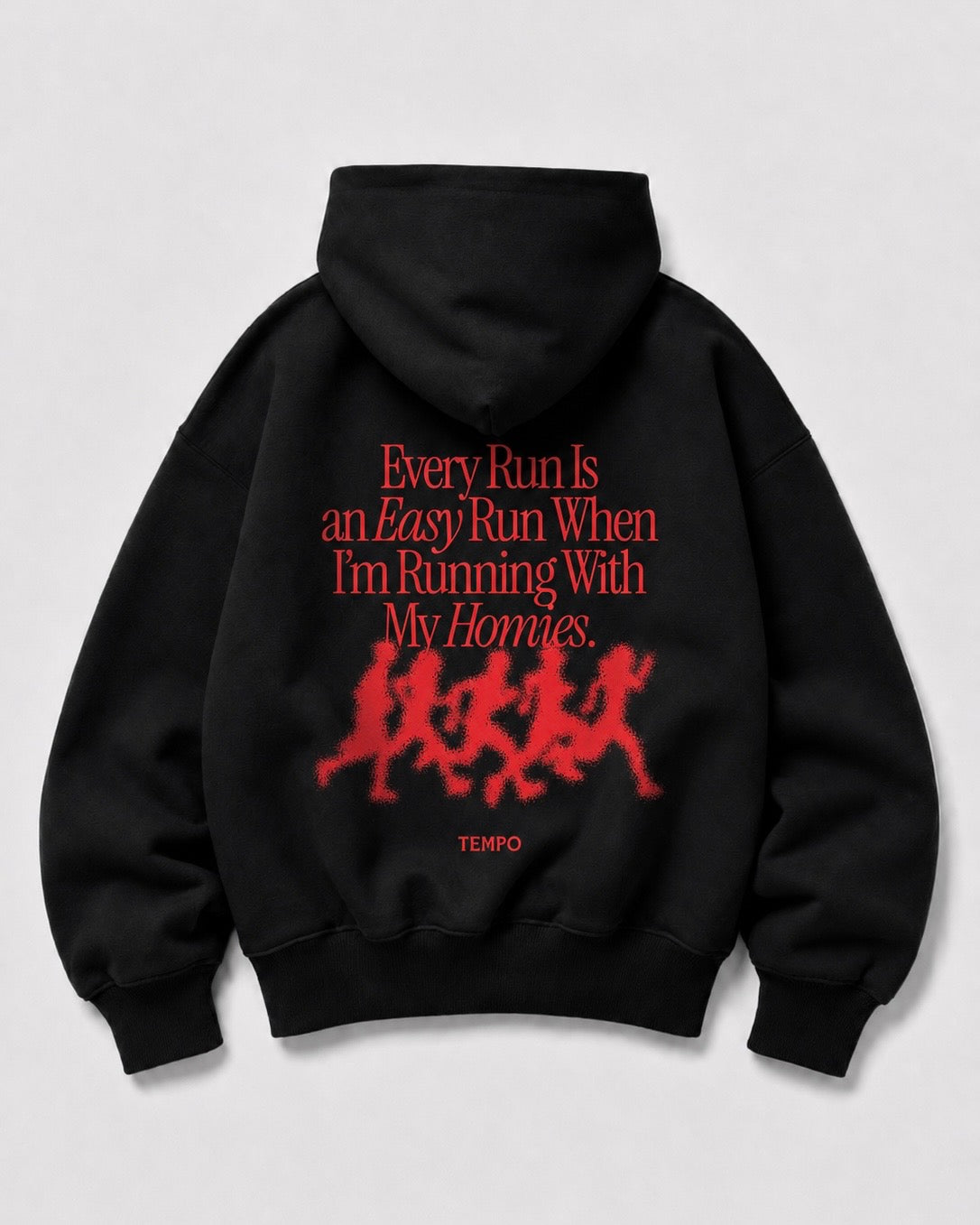 Bluza z kapturem Easy Run – TEMPO