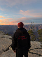 BLACK HOODIE RUNNING DEPARTMENT