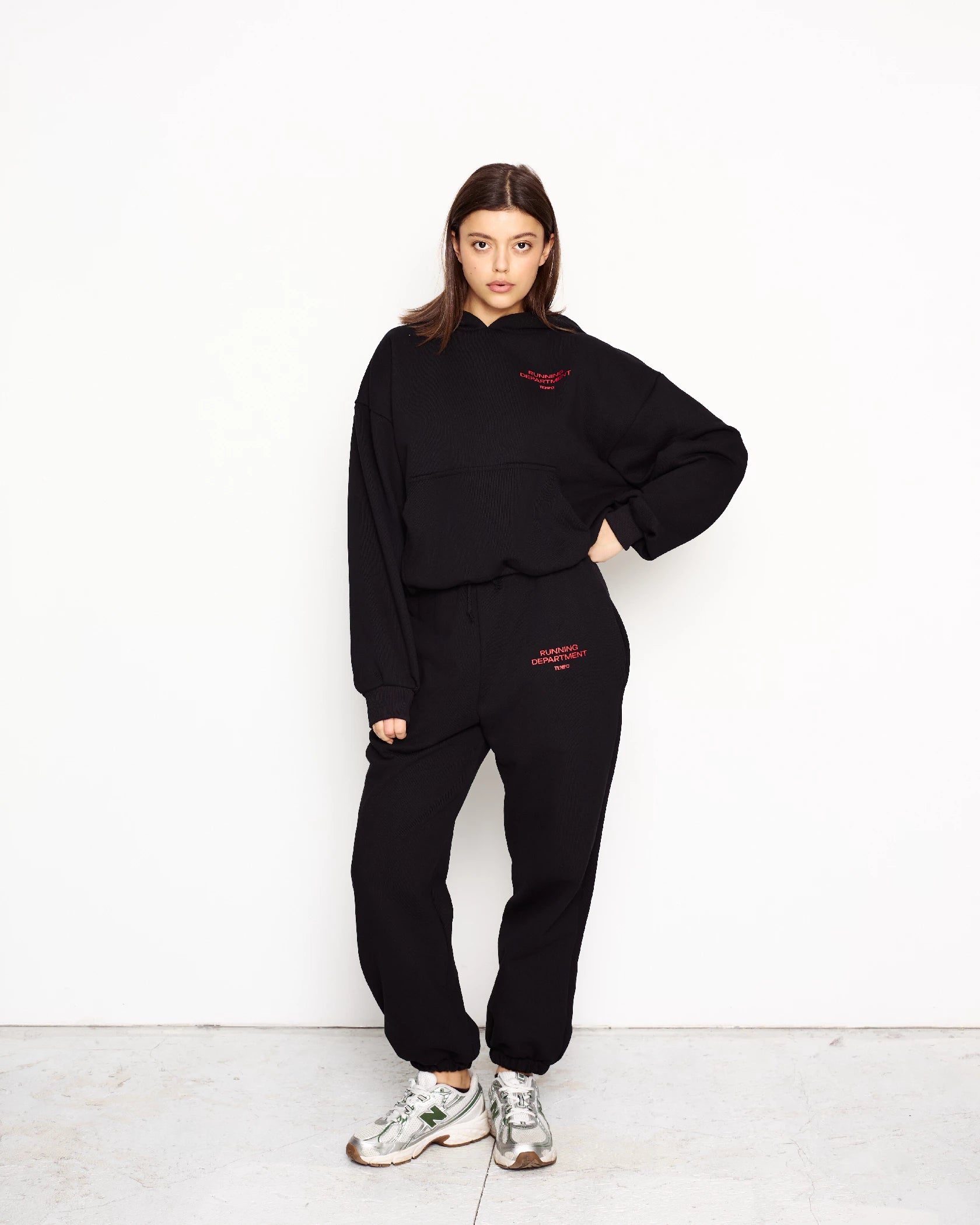 BLACK SWEATPANTS RUNNING DEPARTMENT