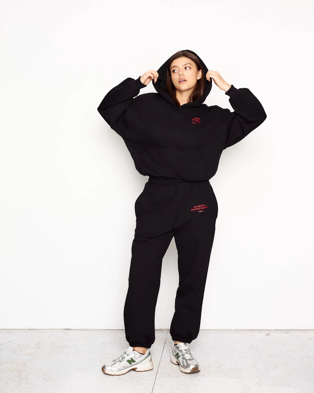 BLACK SWEATPANTS RUNNING DEPARTMENT