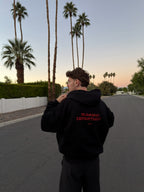 BLACK HOODIE RUNNING DEPARTMENT