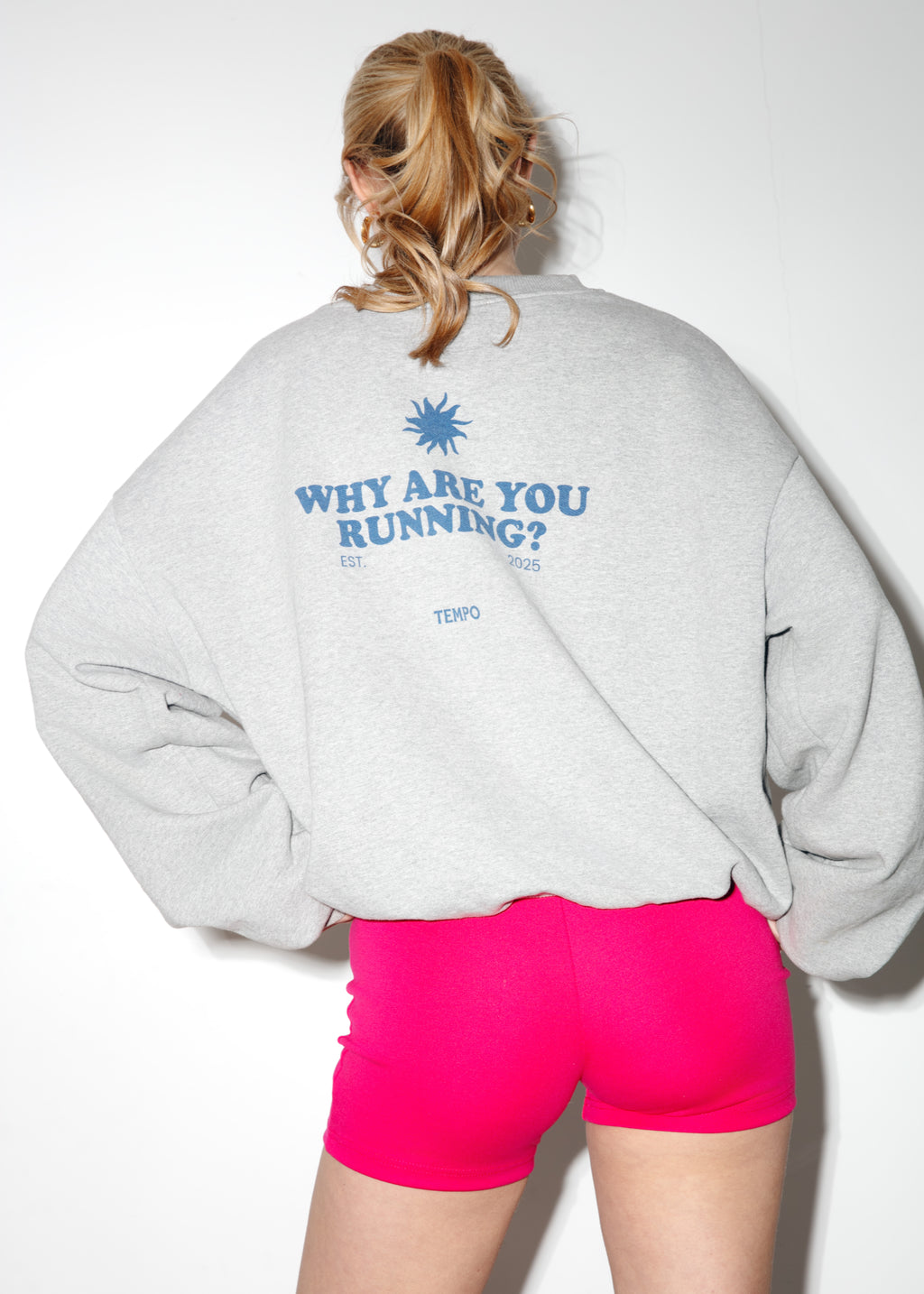 CREWNECK RUNNING GREY