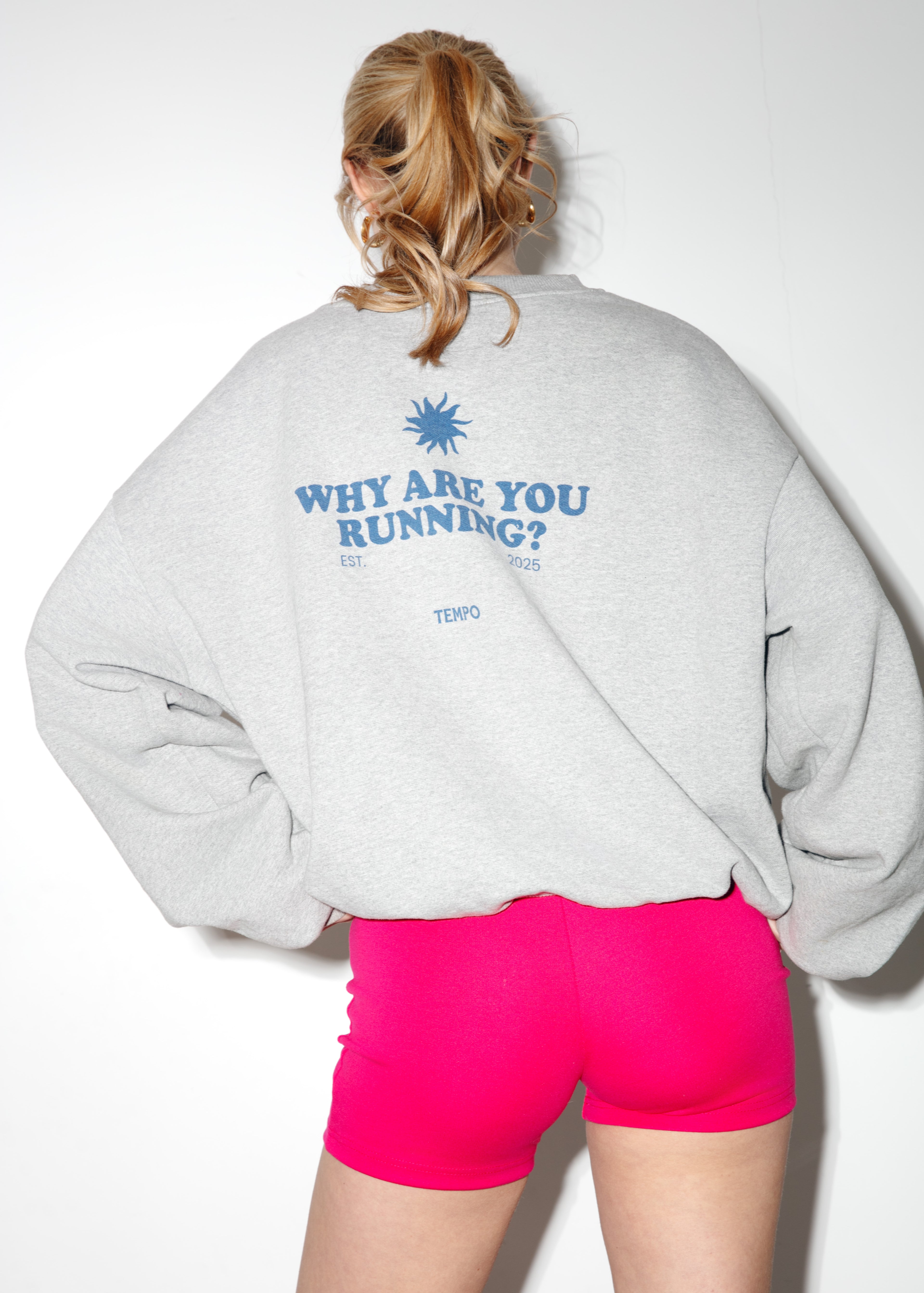 CREWNECK RUNNING GREY