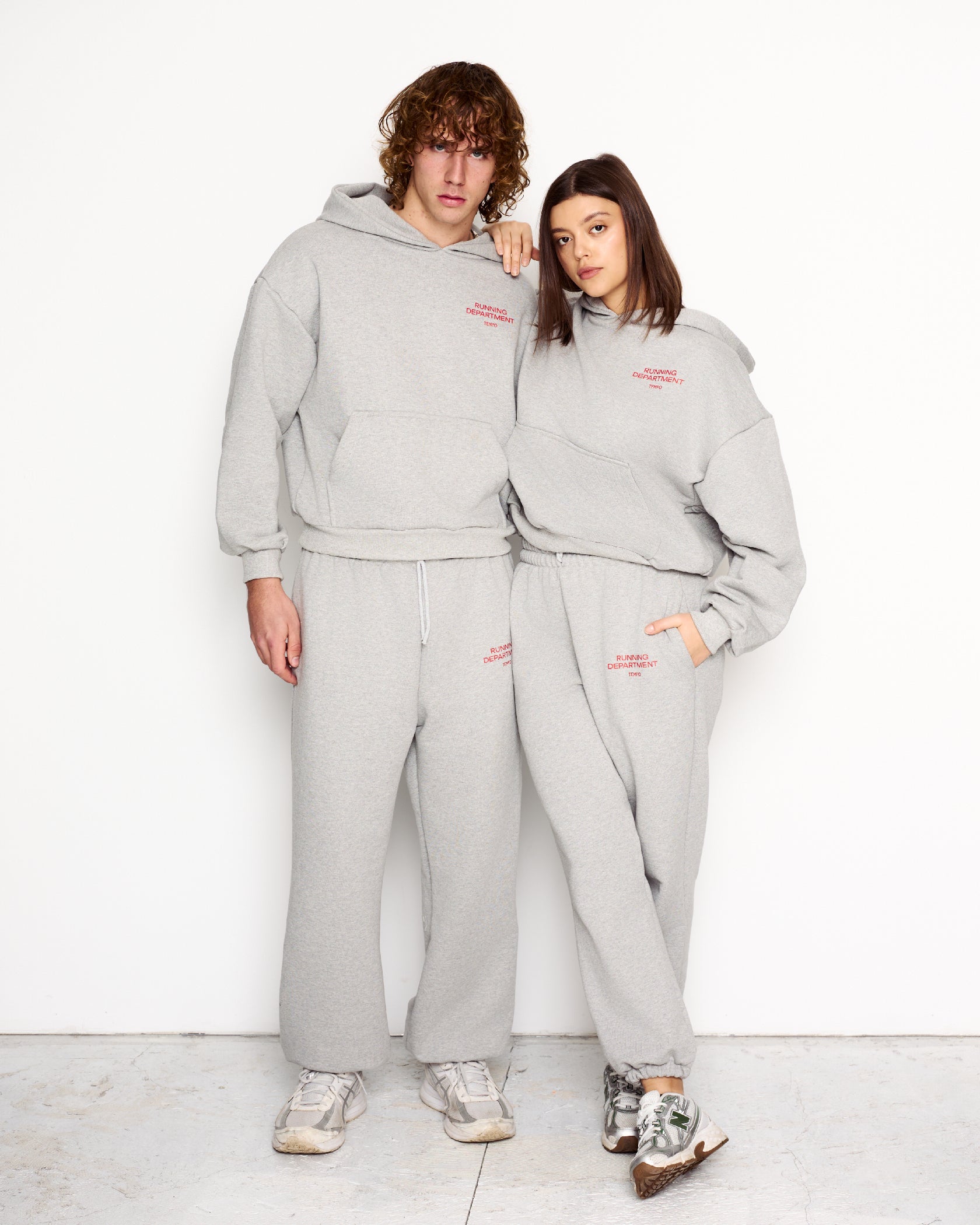 GREY HOODIE RUNNING DEPARTMENT